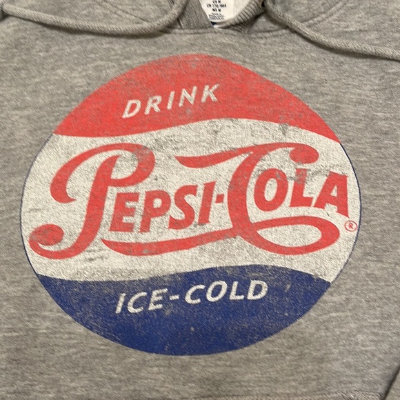 H&M Gray Pepsi Hoodie Size Medium - Picture 4 of 10
